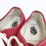 VANS サイズ27.5cm ローカット スニーカー レッド メンズ バンズ【中古】5-1009G◎