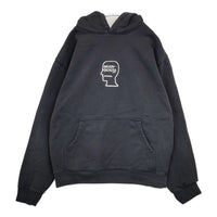 BRAIN DEAD 刺繍ロゴ プルオーバー スウェット トレーナー サイズM パーカー ブラック メンズ ブレインデッド【中古】5-0928T△