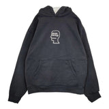 BRAIN DEAD 刺繍ロゴ プルオーバー スウェット トレーナー サイズM パーカー ブラック メンズ ブレインデッド【中古】5-0928T△