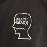 BRAIN DEAD 刺繍ロゴ プルオーバー スウェット トレーナー サイズM パーカー ブラック メンズ ブレインデッド【中古】5-0928T△