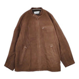 Graphpaper Goat Suede Single Riders Jacket 定価132000円 レザージャケット 革 GU233-30045 ライダースジャケット 23AW ブラウン メンズ グラフペーパー【中古】5-1101T∞
