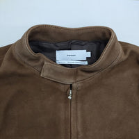 新品 Graphpaper 25SS Goat Suede レザー ジャケット Graphpaper (グラフペーパー) Goat Suede Single Riders Jacket