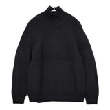 BATONER シグネチャー タートルネック セーター 定価26400円 BN-23FM-031 ウール セーター ニット 23AW ブラック メンズ バトナー【中古】5-1101T∞