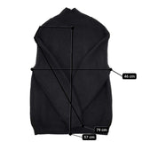 BATONER シグネチャー タートルネック セーター 定価26400円 BN-23FM-031 ウール セーター ニット 23AW ブラック メンズ バトナー【中古】5-1101T∞