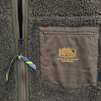 is-ness THM FLEECE JACKET Y (dot) BY NORDISK フリースジャケット YM41212 ボア ワイドット ジャケット ブラウン メンズ イズネス【中古】5-1012A◆
