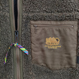 is-ness THM FLEECE JACKET Y (dot) BY NORDISK フリースジャケット YM41212 ボア ワイドット ジャケット ブラウン メンズ イズネス【中古】5-1012A◆