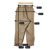S.F.C Stripes For Creative WIDE TAPERED EASY PANTS M パンツ ベージュ メンズ エスエフシー ストライプスフォークリエイティブ【中古】5-0408T♪