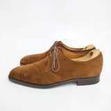 John Lobb SANDON ラスト4800 サイズ6 1/2 スウェード レザー 革靴 シューズ・靴 ブラウン メンズ ジョンロブ【中古】5-1009G◎