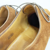 John Lobb SANDON ラスト4800 サイズ6 1/2 スウェード レザー 革靴 シューズ・靴 ブラウン メンズ ジョンロブ【中古】5-1009G◎