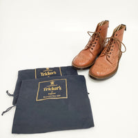 Tricker's カントリーブーツ ウィングチップ サイズ6 1/2 856487 2508 ブーツ ブラウン メンズ トリッカーズ【中古】5-0422G◎