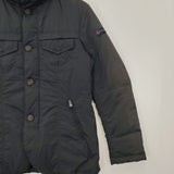 PEUTEREY ラビットファーカラー 47253100 ダウンジャケット ネイビー メンズ ピューテリー【中古】5-1020A◆