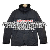PEUTEREY ラビットファーカラー 47253100 ダウンジャケット ネイビー メンズ ピューテリー【中古】5-1020A◆