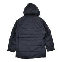 a day in the life メランジ カルゼ 中綿 ミドルブルゾン サイズM UNITED ARROWS ユナイテッドアローズ ダウンジャケット ネイビー メンズ アデイインザライフ【中古】5-1012A◆