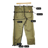 BEAMS/GUNG HO ビームス別注バルーンベイカーパンツ サイズL イージーワーク パンツ カーキ メンズ ビームス/ガンホー【中古】5-0506M♪