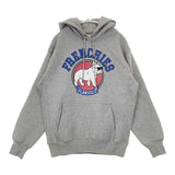 fLAnsisCA プリントスウェットフーディー 定価10450円 ユニセックス 裏起毛 パーカー 23AW グレー レディース フランシスカ【中古】5-1101T∞