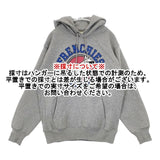 fLAnsisCA プリントスウェットフーディー 定価10450円 ユニセックス 裏起毛 パーカー 23AW グレー レディース フランシスカ【中古】5-1101T∞
