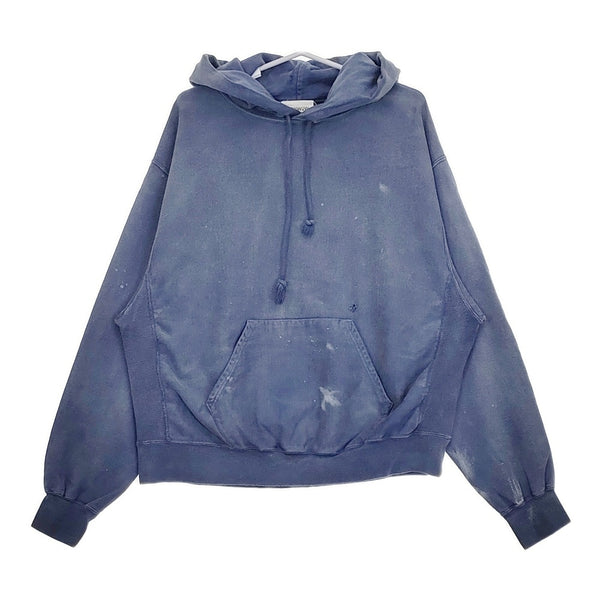 BEAMS/BOWWOW ビームス別注 ダメージ加工 スウェットパーカー サイズXL プルオーバーパーカー ネイビー メンズ ビームス/バウワウ【中古】5-0511M♪