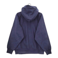 or Slow ORS HOODIE 4 リバースウィーブ仕様 ひび割れプリント 定価29700円 日本製 パーカー ネイビー メンズ オアスロウ【中古】5-0506M♪