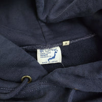 or Slow ORS HOODIE 4 リバースウィーブ仕様 ひび割れプリント 定価29700円 日本製 パーカー ネイビー メンズ オアスロウ【中古】5-0506M♪