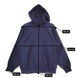 or Slow ORS HOODIE 4 リバースウィーブ仕様 ひび割れプリント 定価29700円 日本製 パーカー ネイビー メンズ オアスロウ【中古】5-0506M♪