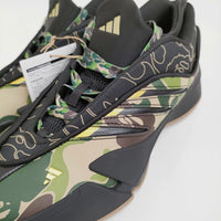 adidas 新品 BAPE DAME9 猿迷彩 リラード 27.5cm JH6358 スニーカー 24SS ブラック カーキ メンズ アディダス/アベイシングエイプ【中古】5-0401G♪