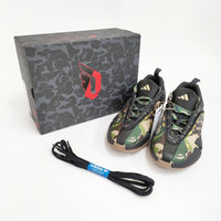 adidas 新品 BAPE DAME9 猿迷彩 リラード 27.5cm JH6358 スニーカー 24SS ブラック カーキ メンズ アディダス/アベイシングエイプ【中古】5-0401G♪