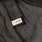 AEWEN MATOPH シアーブラウス 定価18700円 8721-263-0036 ブラウス シャツ チャコールグレー レディース イウエンマトフ【中古】5-0821M∞