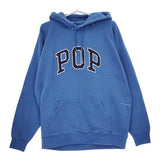 POP TRADING COMPANY ポップトレーディングカンパニー プルオーバー 1251-343-0554 サイズL パーカー ブルー メンズ【中古】5-0506M♪