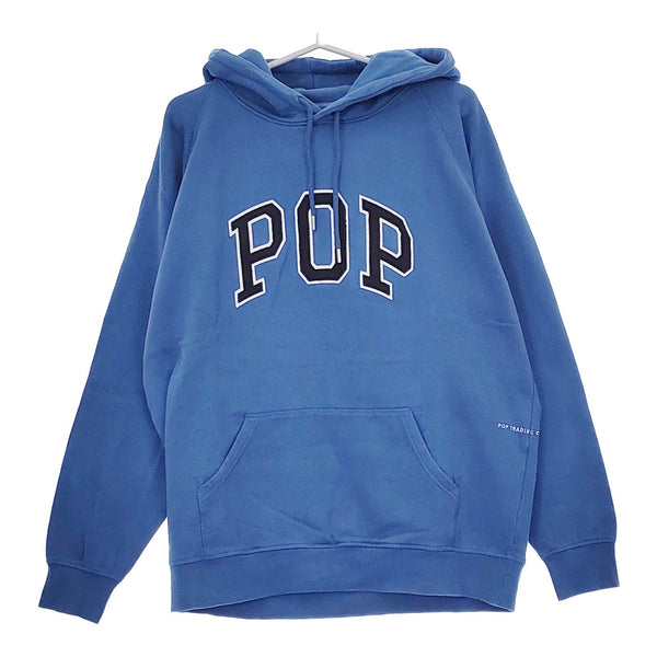POP TRADING COMPANY ポップトレーディングカンパニー プルオーバー 1251-343-0554 サイズL パーカー ブルー メンズ【中古】5-0506M♪