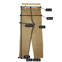 Fumiya Hirano THE TROUSERS フミヤヒラノザトラウザーズ REGENT HARRISONS 23AWP0121 サイズ34 パンツ ベージュ メンズ【中古】5-0422M♪