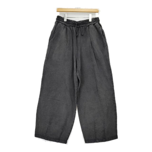 STORY mfg. ストーリーエムエフジー インド製 スウェットパンツ Geo Joggers オーガニックコットン 裏毛 パンツ 24SS チャコールグレー メンズ【中古】5-0821T∞