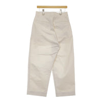 nuterm Harry Work Trousers 30 定価39600円 002PT-024W バギートラウザー コットンチノ パンツ アイボリー メンズ ニューターム【中古】5-0422M♪