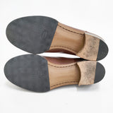 Post Production ポストプロダクション Re-Lux Baby Calf×Cow fur サイズ4 ローファー ブラウン レディース【中古】5-0603G◎