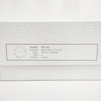 Post Production ポストプロダクション Re-Lux Baby Calf×Cow fur サイズ4 ローファー ブラウン レディース【中古】5-0603G◎