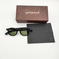 guepard gp-05 定価40700円 サングラス ブラック グリーン系 メンズ ギュパール【中古】5-0813G∞