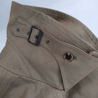 blurhms 新品 Gabardine Double Belt Trench Coat 定価132000円 BHS21F001 トレンチコート ベージュ メンズ ブラームス【中古】5-0821T∞