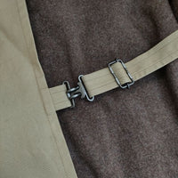 blurhms 新品 Gabardine Double Belt Trench Coat 定価132000円 BHS21F001 トレンチコート ベージュ メンズ ブラームス【中古】5-0821T∞