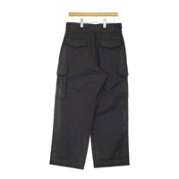 blurhms ROOTSTOCK 新品 COTTON SERGE 47 PANTS定価47300円 bROOTS24F4 サイズ2 カーゴパンツ 24AW ブラック メンズ ブラームス【中古】5-0401M♪