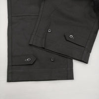 blurhms ROOTSTOCK 新品 COTTON SERGE 47 PANTS定価47300円 bROOTS24F4 サイズ2 カーゴパンツ 24AW ブラック メンズ ブラームス【中古】5-0401M♪