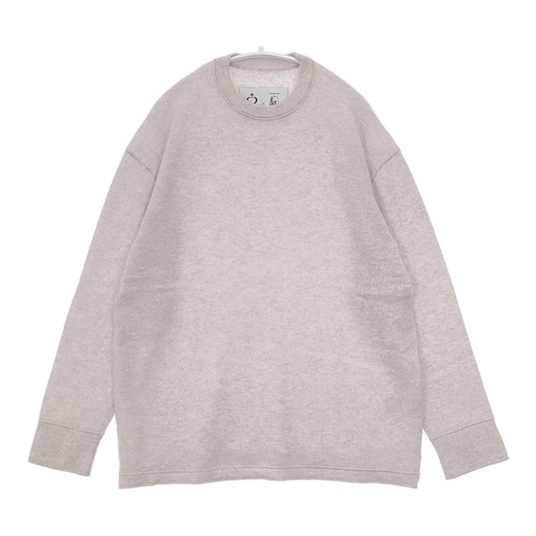 SIDE SLOPE カシミアヴィンテージニットプルオーバー 定価39600円 日本製 SSL34-001 セーター ニット ライトピンク メンズ サイドスロープ【中古】5-0928T△