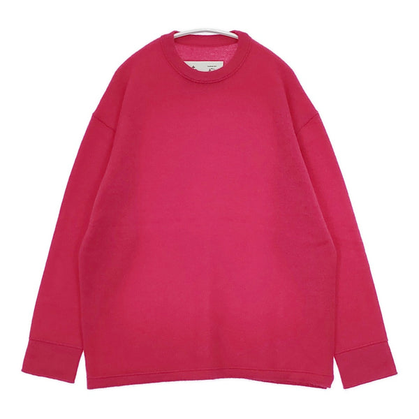 SIDE SLOPE カシミアヴィンテージニットプルオーバー 定価39600円 日本製 SSL34-001 セーター ニット ピンク メンズ サイドスロープ【中古】5-0928T△