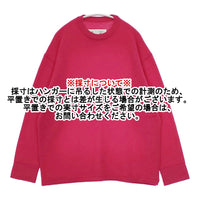 SIDE SLOPE カシミアヴィンテージニットプルオーバー 定価39600円 日本製 SSL34-001 セーター ニット ピンク メンズ サイドスロープ【中古】5-0928T△