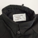 MOUNTAIN RESEARCH Phishing Shirt フィッシングシャツ MTR-3452 定価49500円 サイズL 2WAY ブラック メンズ マウンテンリサーチ【中古】5-0511M♪