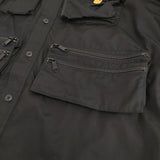 MOUNTAIN RESEARCH Phishing Shirt フィッシングシャツ MTR-3452 定価49500円 サイズL 2WAY ブラック メンズ マウンテンリサーチ【中古】5-0511M♪