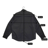 MOUNTAIN RESEARCH Phishing Shirt フィッシングシャツ MTR-3452 定価49500円 サイズL 2WAY ブラック メンズ マウンテンリサーチ【中古】5-0511M♪