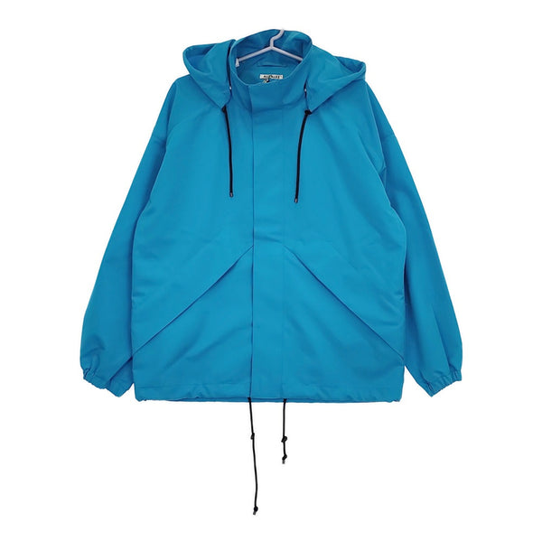 AURALEE WOOL MAX CANVAS HOODED BLOUSON 定価82500円 A23SB02WC サイズ3 ブルゾン 23SS ライトブルー メンズ オーラリー【中古】5-0511M♪