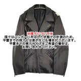 Paul Smith ライダースレザーブルゾン ダブル 牛革 定価154000円 274207 6483CLB ジャケット ブラック メンズ ポール・スミス【中古】5-0920T♪