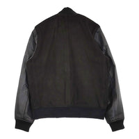 Paul Smith JEANS COMBINATION LEATHER BLOUSON スウェード 定88000円 店舗限定 ブルゾン ブラック メンズ ポールスミスジーンズ【中古】5-0920T♪