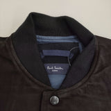 Paul Smith JEANS COMBINATION LEATHER BLOUSON スウェード 定88000円 店舗限定 ブルゾン ブラック メンズ ポールスミスジーンズ【中古】5-0920T♪