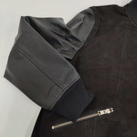 Paul Smith JEANS COMBINATION LEATHER BLOUSON スウェード 定88000円 店舗限定 ブルゾン ブラック メンズ ポールスミスジーンズ【中古】5-0920T♪